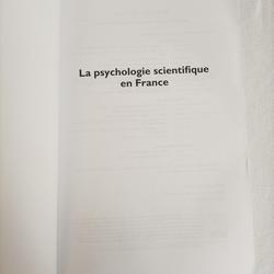 Livre, "La psychologie scientifique en France", Henriette Bloch - Armand Colin, 2006 - Photo 1