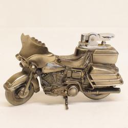 Briquet de table sous la forme d'une moto Harley Davidson en métal - Photo 0