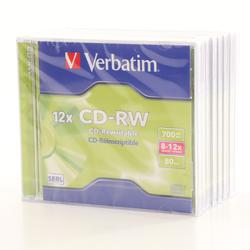 Lot des 8 CD-RW 8-12x 700MB/Mo Verbatim neufs- sous blister - Photo 0