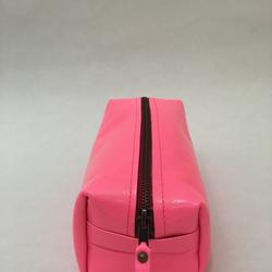 Trousse carrée Gm couleur rose fluo - Jeu de Matières  - Photo 1