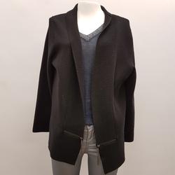 veste gilet en lainage noir - BREAL - taille estimée - Photo 0