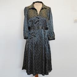 Robe satinée "Zara Basic" - XL - Femme - Photo zoomée