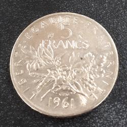 Pièces de 5 francs 1963,1964,1964 - Photo 1