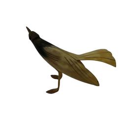 Oiseau en corne sculpture - Photo 0