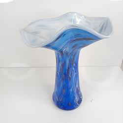 vase forme corolle - Cristallerie des Papes  - Photo 0