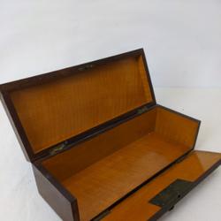 Ancienne boite à gants en bois - style rétro - Photo 1