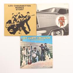 3 Doubles LP vinyles 33t Les chaussettes Noires Eddy Mitchell Story + Les Chaussettes Noires volumes 3et4 + Les Chats Sauvages Dick Rivers - Photo 0