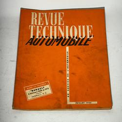 Revue Technique Automobile - Juillet 1954 - Photo zoomée