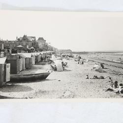 CPA " Vue Générale de la Plage " St Aubin sur Mer (Calvados) - Photo 1