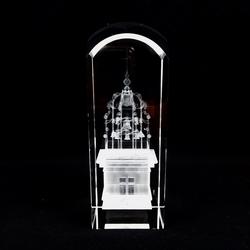 Sculpture "carillon" Angelus en cristal au laser  - Photo 0