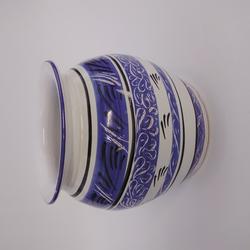 vase poterie émaillée - Photo zoomée