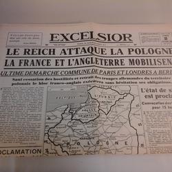 journal Excelsior 1939 - Photo 1