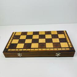 Jeu d’échecs en bois - Photo 1