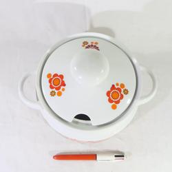 Plat en porcelaine à motif floral " PoP "  - Photo 1