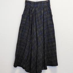 Jupe longue à carreaux vintage "Etam" - 34 - Femme - Photo 0
