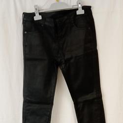 Pantalon noir mat Mango Jeans taille 38 - Mango Jeans  - Photo 1