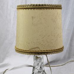 Lampe Vintage - Pieds En Cristal  - Photo 0