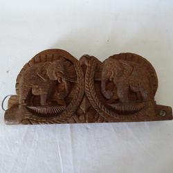 Balance ancienne en cuivre dans étui en bois éléphants - Photo 0