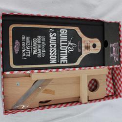 guillotine à saucisson avec livre de recettes apéro - Photo 1