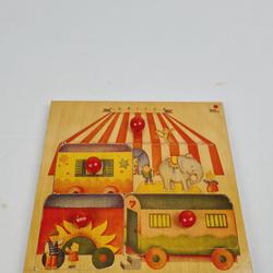 Puzzle en bois - Cirque 4 pièces - Vintage - Photo 0