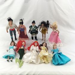 Lot de poupées Disney articulées en porcelaine - Photo 0