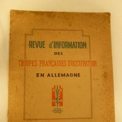 Lot de 2 Revues d'informations des troupes française d'occupation en Allemagne- Numéro 3 et 11 - Photo 1