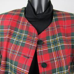 Veste de tailleur vintage à carreaux - Antonelle - T.44 - Photo 0