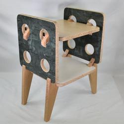 Meuble "Pépite" : table de chevet "le Cube" - Photo 0