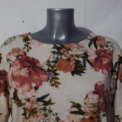 T-Shirt écru à motifs floral - Pimkie - 42 - Photo 1