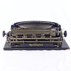 Ancienne machine à écrire Remington en métal modèle 5 T - Photo 1