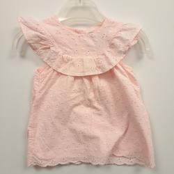  Robe rose baby 3-6mois - col rond- sans manches - Primark baby - Photo 1