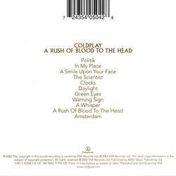 Coldplay – A Rush Of Blood To The Head / 1 x CD / 2002 - Photo 1