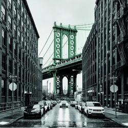 Affiche Brooklyn bridge, gris L.60 X H.80cm - Photo 0