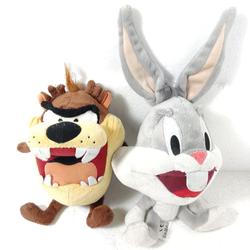 Lot de 2 peluches Taz et Bunny - Looney Tunnes  - Photo 0