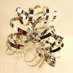 suspension à rubans métalliques en spirales SEYLUMIERE design contemporain - Photo 0
