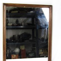 Miroir rectangulaire en Bois 65 x 53 cm  - Photo 0