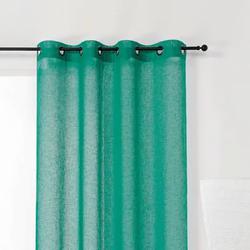 Lot de 2 rideaux tamisant, Kaolin vert l.150 x H.240 cm - Photo 0