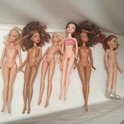 lot de 6 poupées - Barbie Mattel  - Photo zoomée