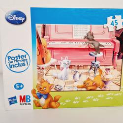 Puzzle 45 pièces - Disney : Les Aristochats - MB Puzzles - 5 ans + - Photo 0
