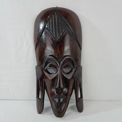 Masque Africain en bois - Photo 0