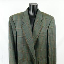 Veste Blazer taille vert à carreaux - Taille 60 - Photo 0