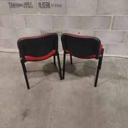 Lot de 2 chaises visiteurs  - Photo 1