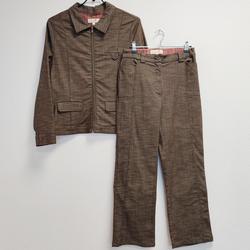 Tailleur veste et pantalon vintage "C'est beau la vie" - 36/M - Femme - Photo 0