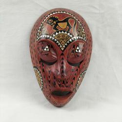 masque sacré de Lombok d'indonésie en bois  - Photo 1