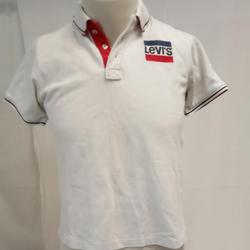 Polo Levis blanc Strauss -taille 14 ans - LEVIS  - Photo 0