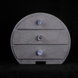 Mini meuble en carton recouvert de papier recyclé naturel - TRËMA  - Photo 0