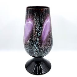 Vase piédouche vintage grand format Vallauris - Photo 0