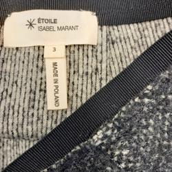 Jupe en laine gris chiné - Isabel Marant - T3  - Photo 1