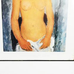 Impression Tableau Elvira (femme nue) Amedeo Modigliani - Photo 1