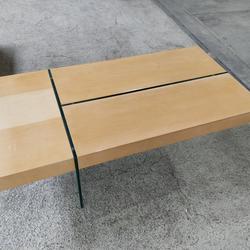 Table basse avec pieds de verre - Photo 1